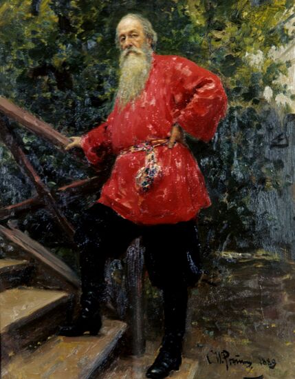 "Portrait of Vladimir Stasov"