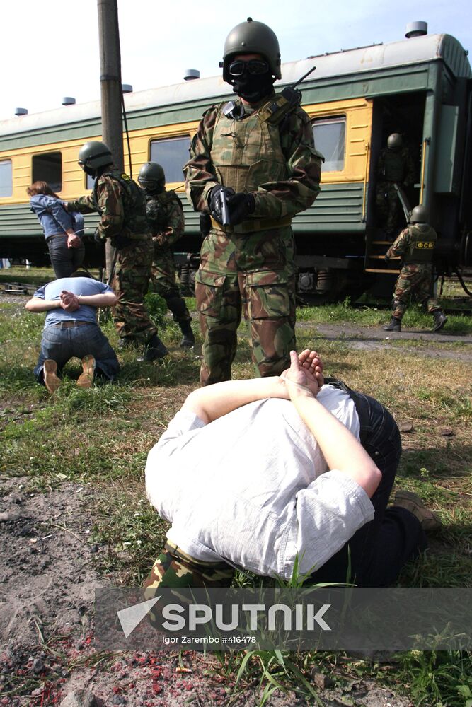 Counter-terrorism exercise in Kaliningrad