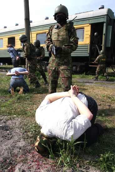 Counter-terrorism exercise in Kaliningrad