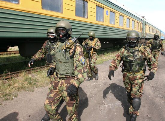 Counter-terrorism exercise in Kaliningrad