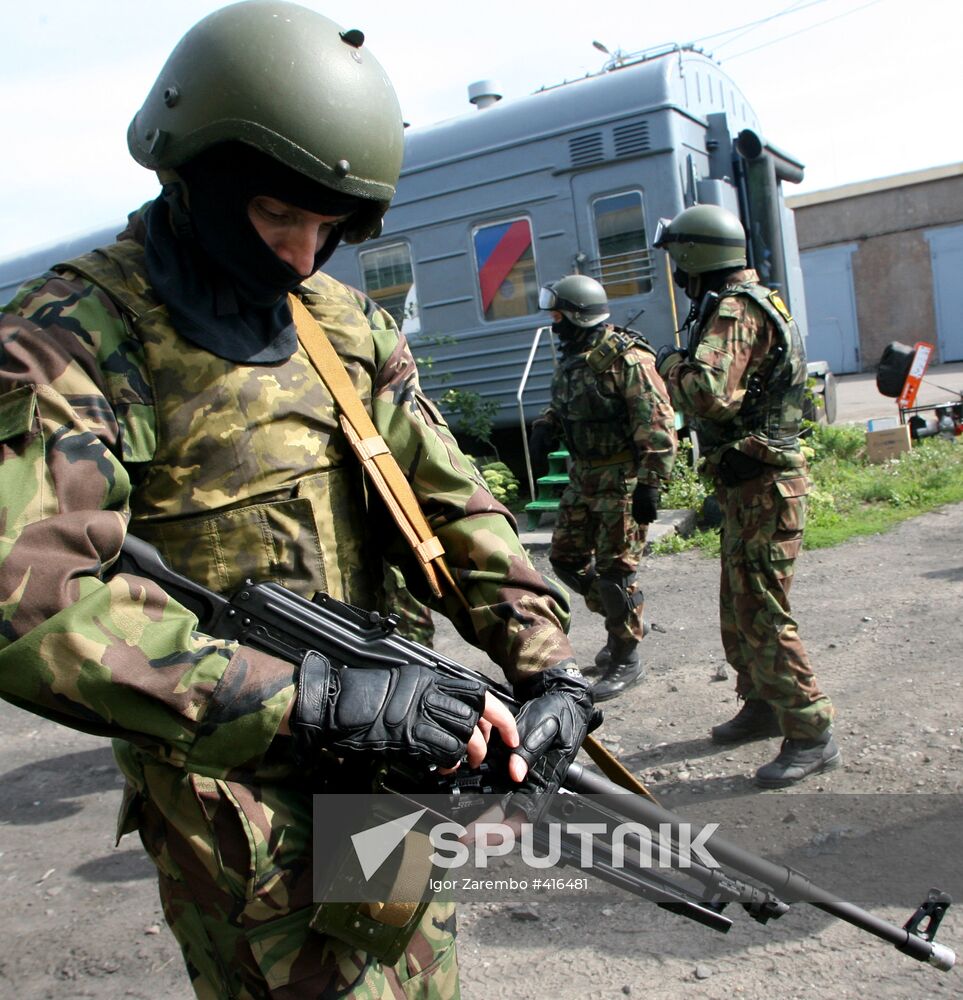 Counter-terrorism exercise in Kaliningrad