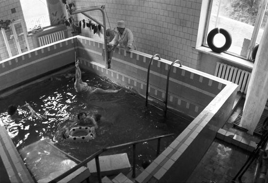 Swimming pool at Dnepropetrovsk Metallurgical Plant