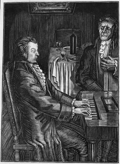 Illustration to Mozart and Salieri