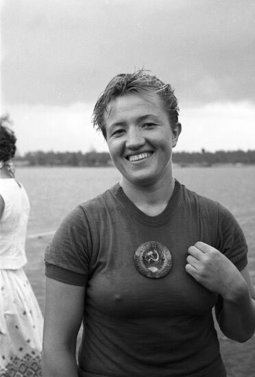USSR champion Emiliya Mukhina