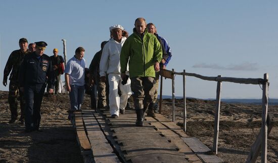 Vladimir Putin visits Far Eastern Federal District