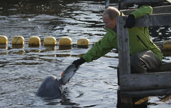Vladimir Putin visits Far Eastern Federal District