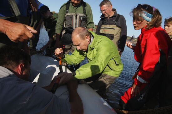 Vladimir Putin visits Far Eastern Federal District