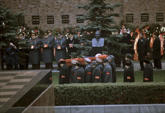 Leonid Brezhnev's funeral