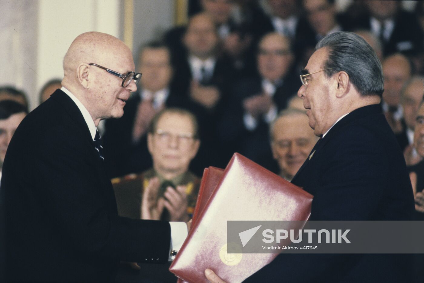 Finnish President Urho Kekkonen visiting USSR