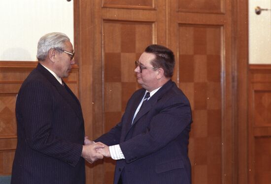 Mongolian Prime Minister D. Byambasuren's visit to the USSR