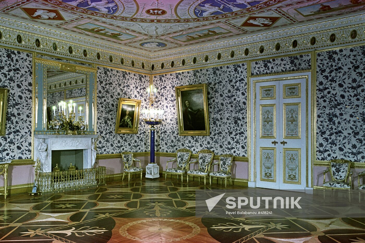 Blue Formal Dining-Room