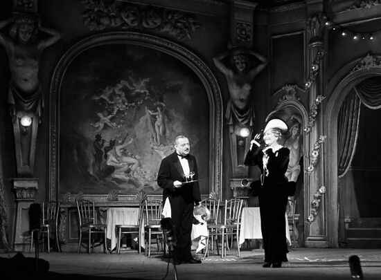 Scene from Operetta "Silva"