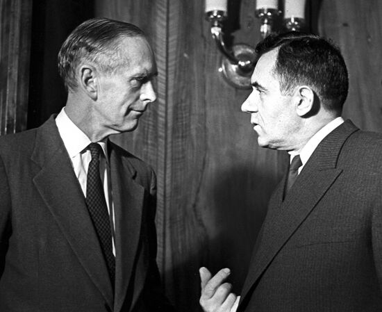 Alexander Douglas-Home and Andrei Gromyko
