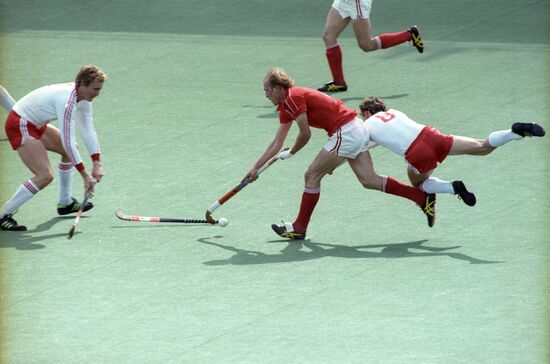 22nd Olympic Games in Moscow. Field hockey