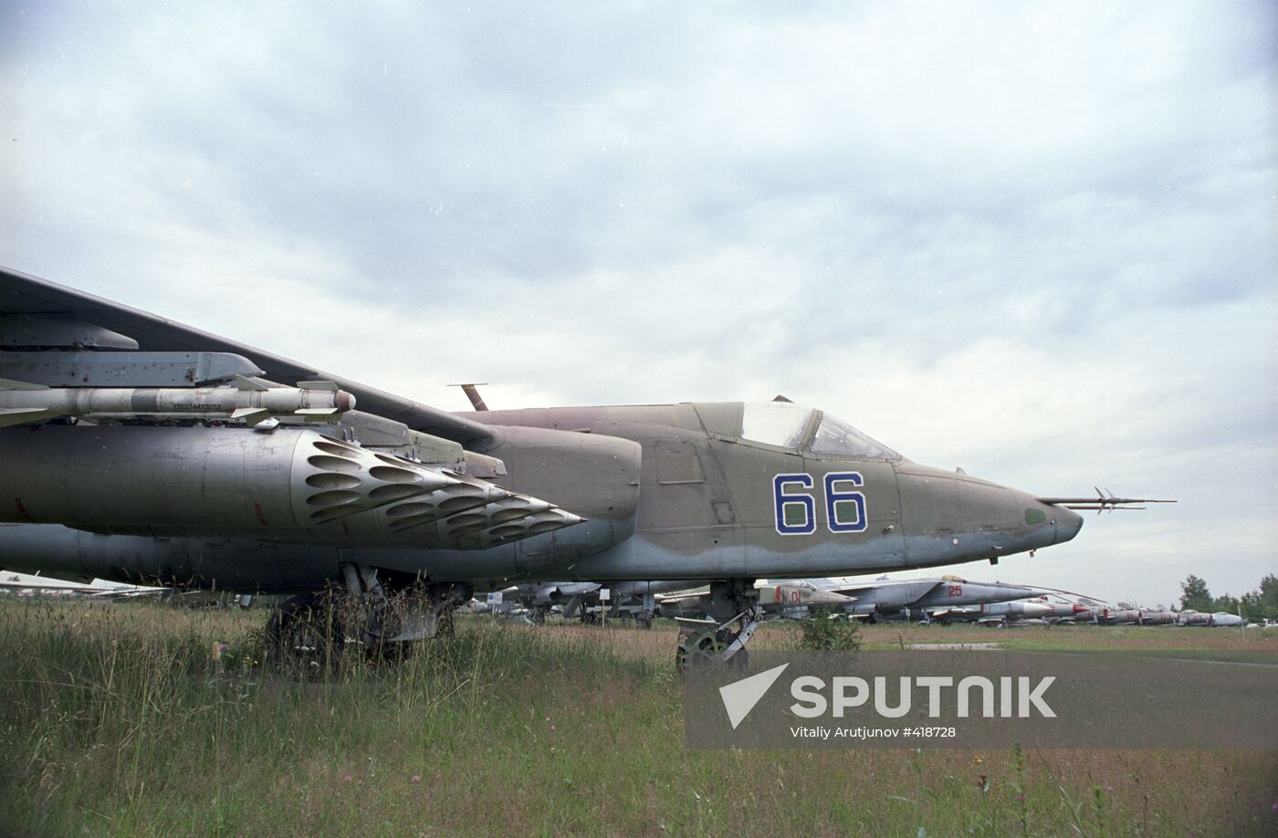 Su-25 Grach ground attack aircraft