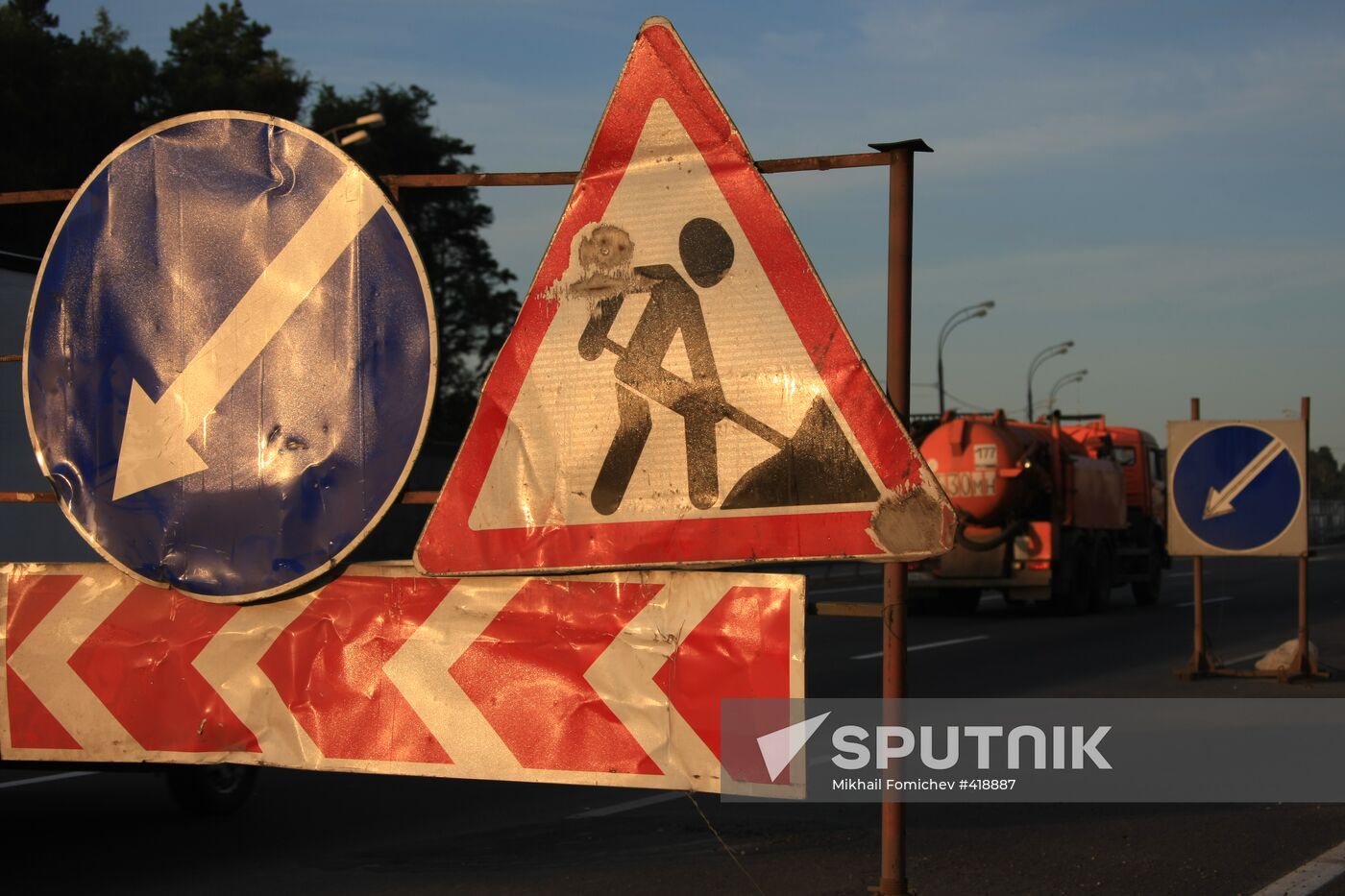 M4 Don highway in Moscow