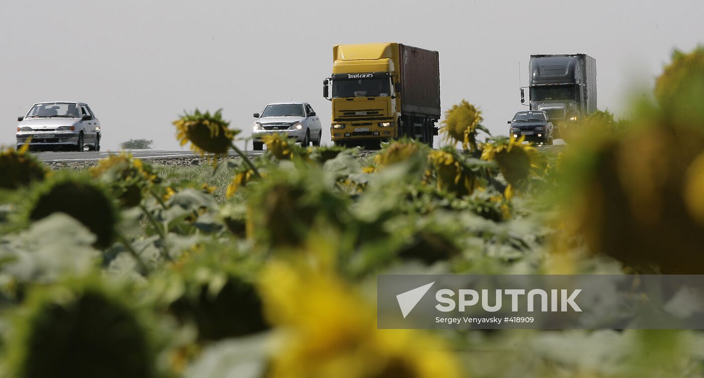 M4 Don highway in Rostov-on-Don