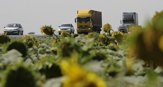 M4 Don highway in Rostov-on-Don