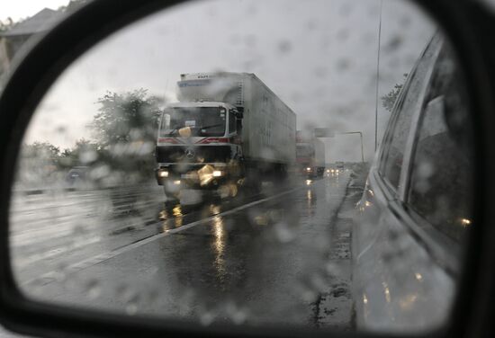 M4 Don highway in Rostov-on-Don