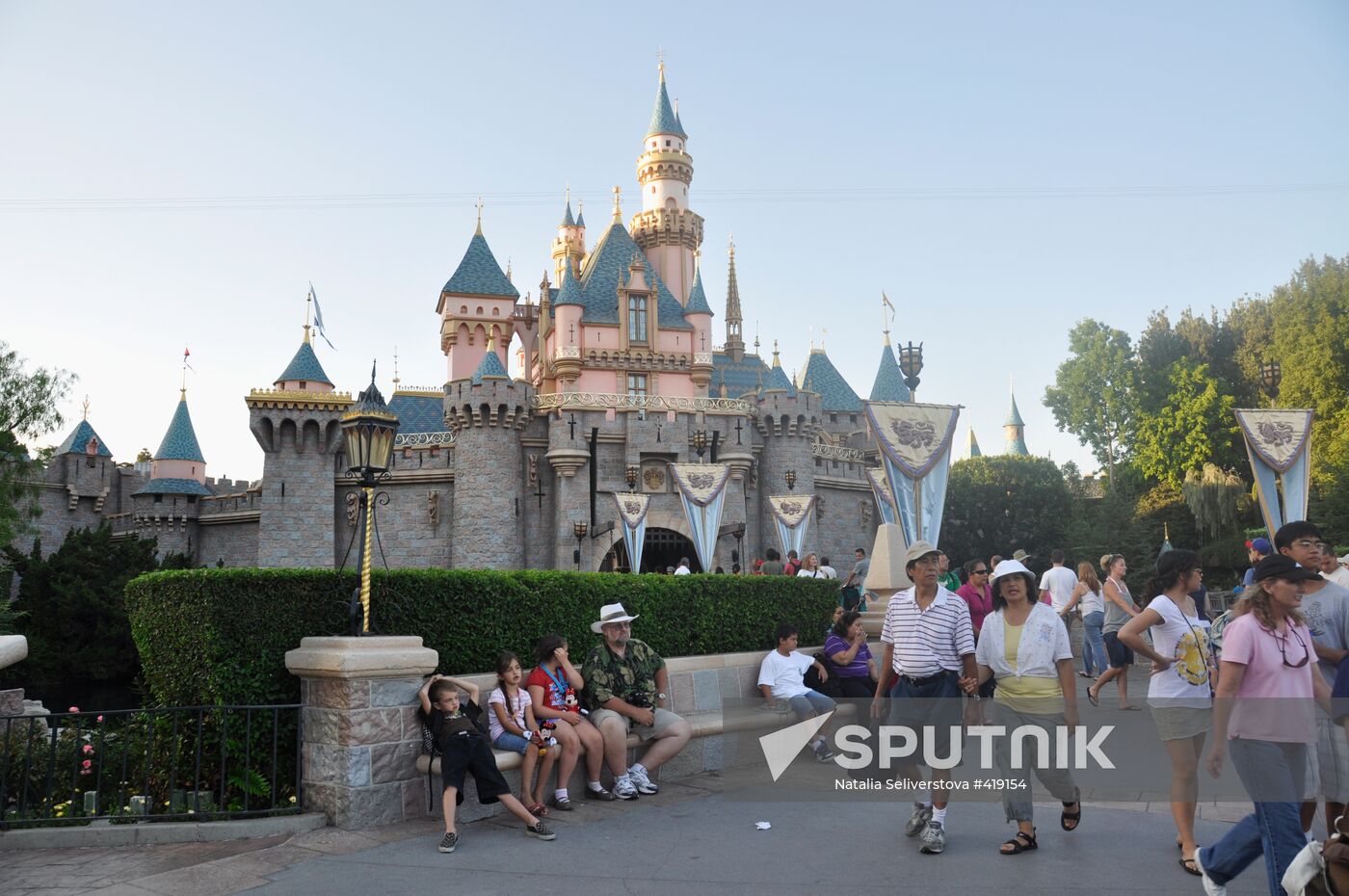 Disneyland amusement park in California