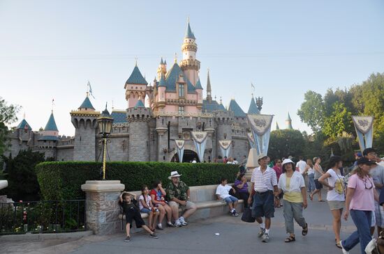 Disneyland amusement park in California