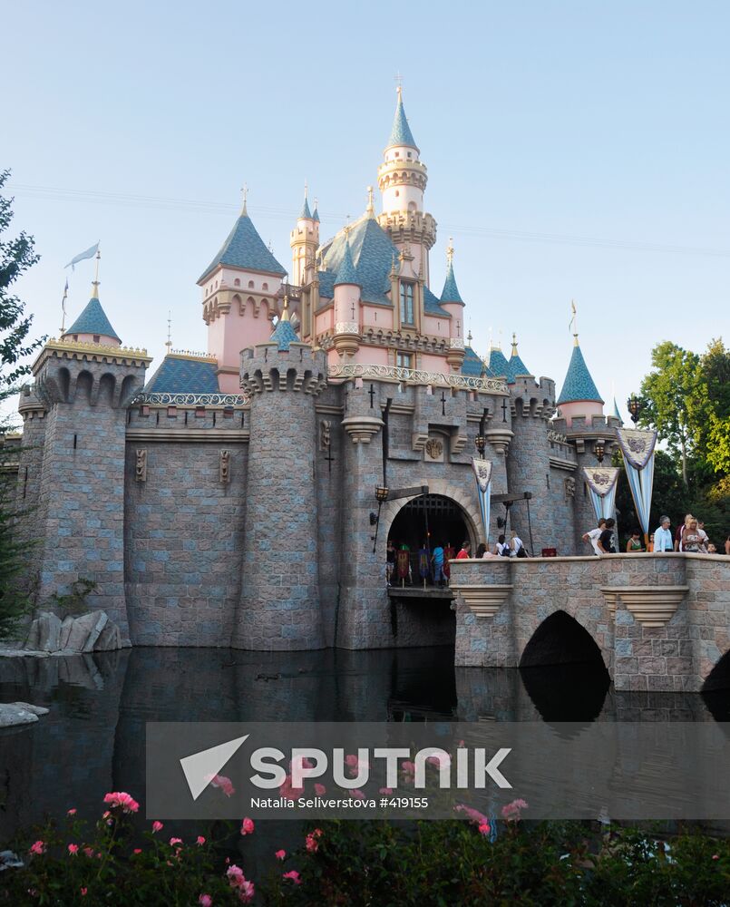 Disneyland amusement park in California
