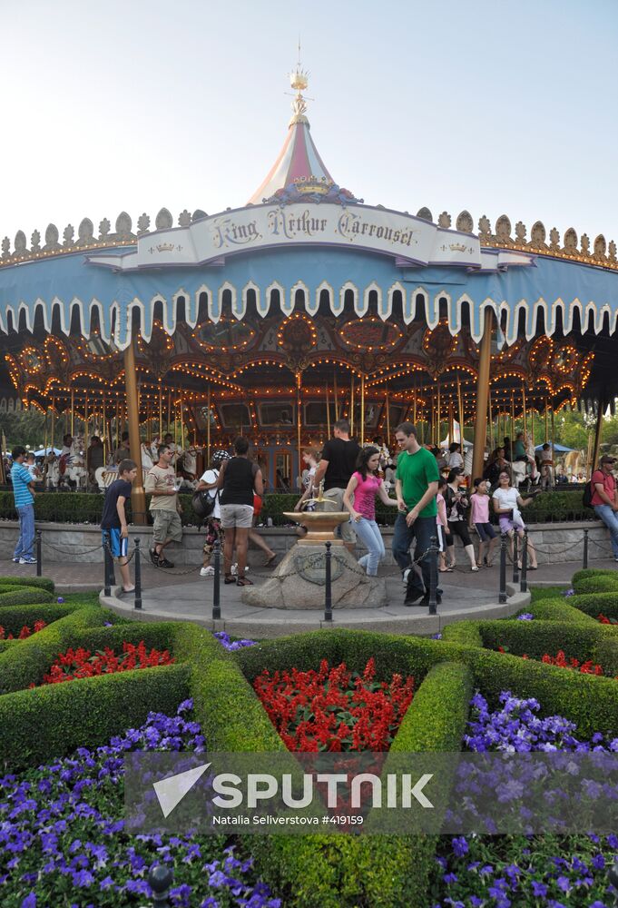 Disneyland amusement park in California