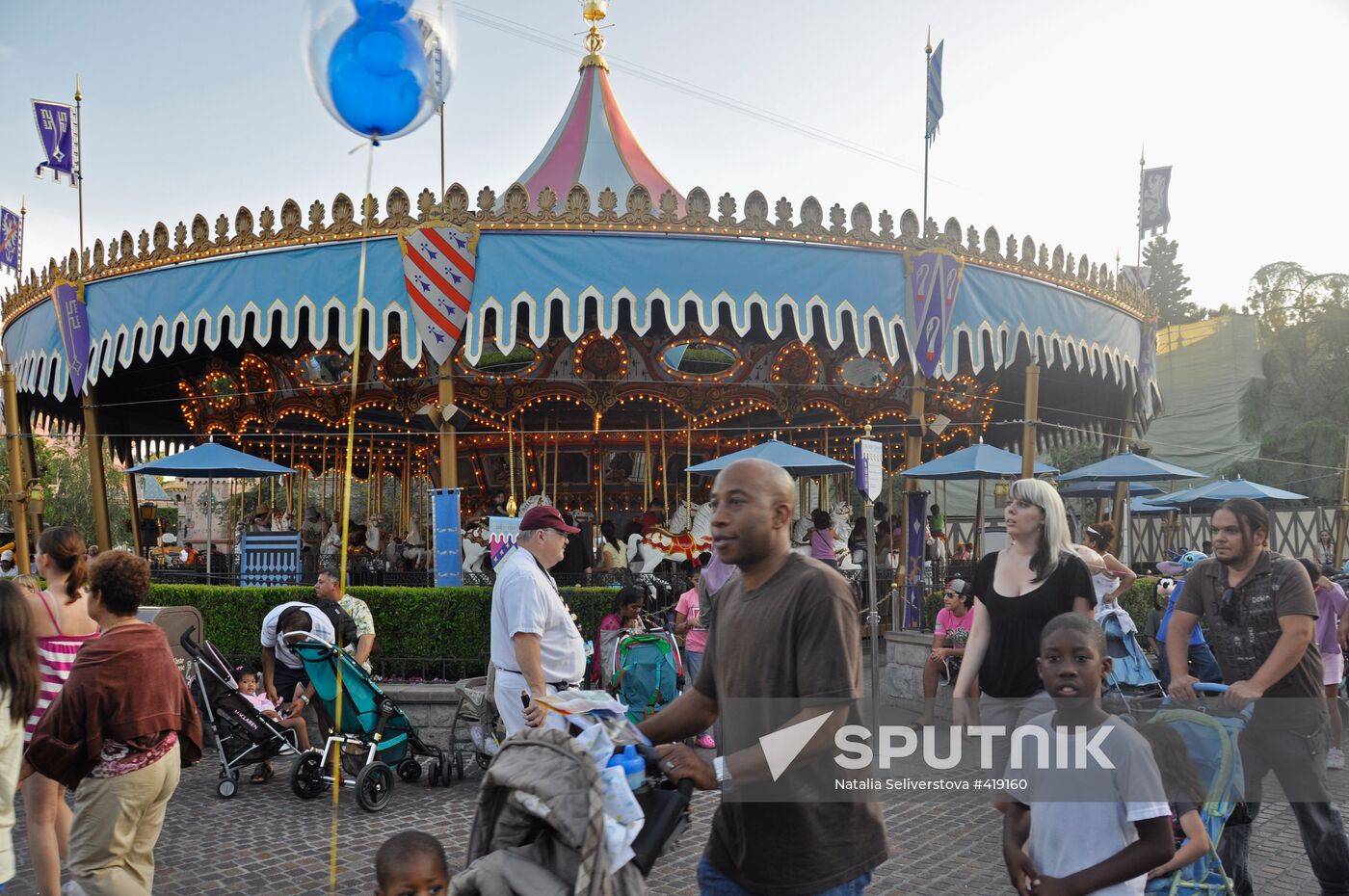 Disneyland amusement park in California
