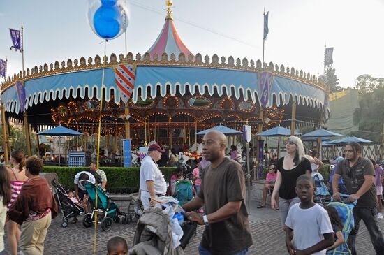 Disneyland amusement park in California