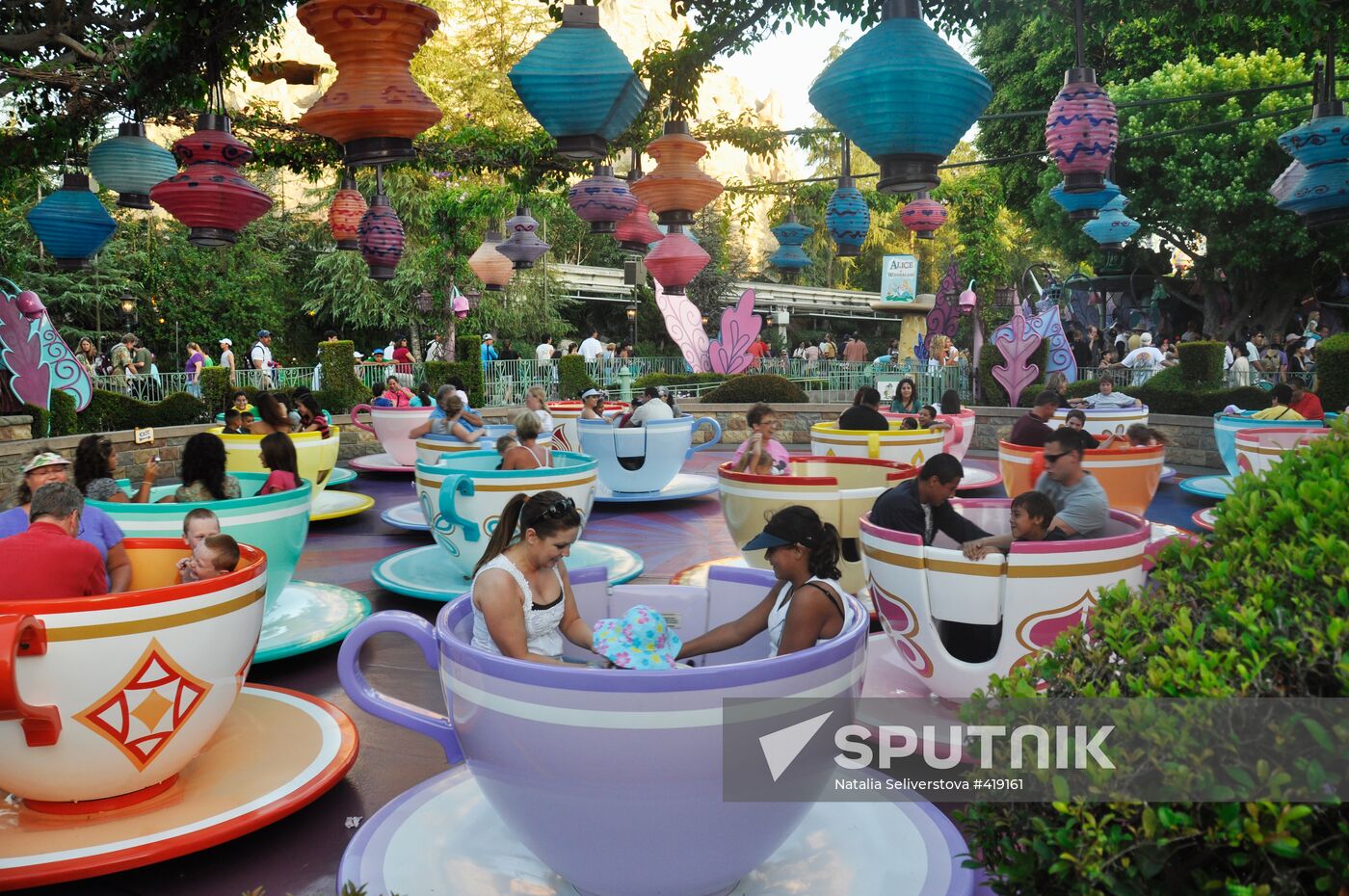 Disneyland amusement park in California