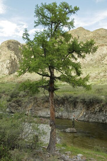 Russian PM Vladimir Putin visits Tyva Republic