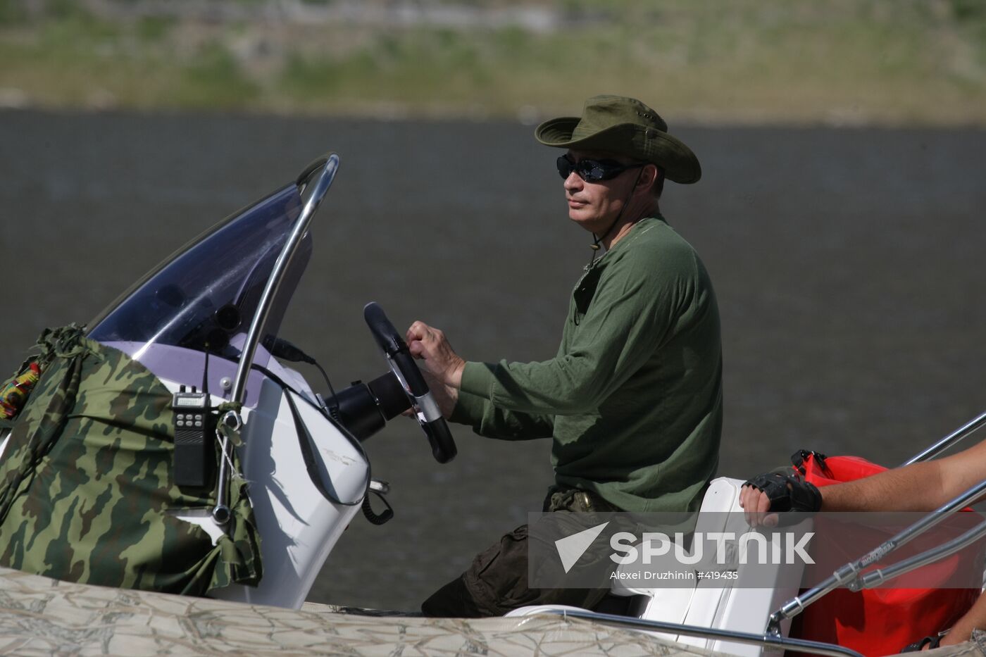 Russian PM Vladimir Putin visits Tyva Republic
