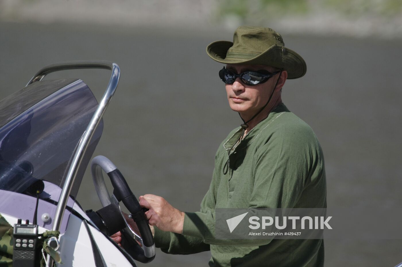 Russian PM Vladimir Putin visits Tyva Republic