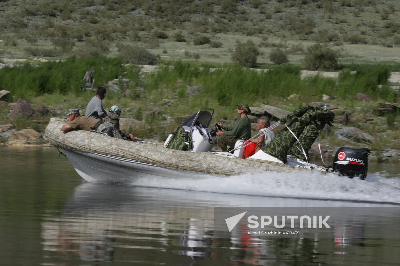 Russian PM Vladimir Putin visits Tyva Republic