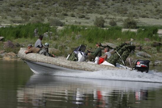 Russian PM Vladimir Putin visits Tyva Republic
