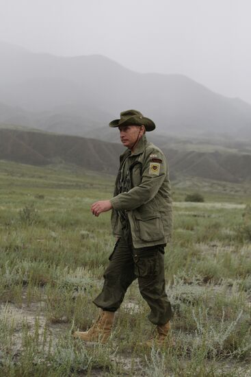 Russian PM Vladimir Putin visits Tyva Republic