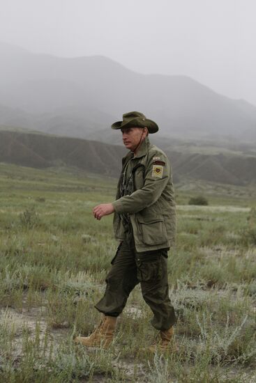 Russian PM Vladimir Putin visits Tyva Republic