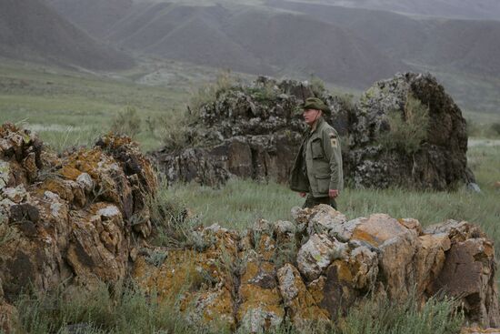 Russian PM Vladimir Putin visits Tyva Republic