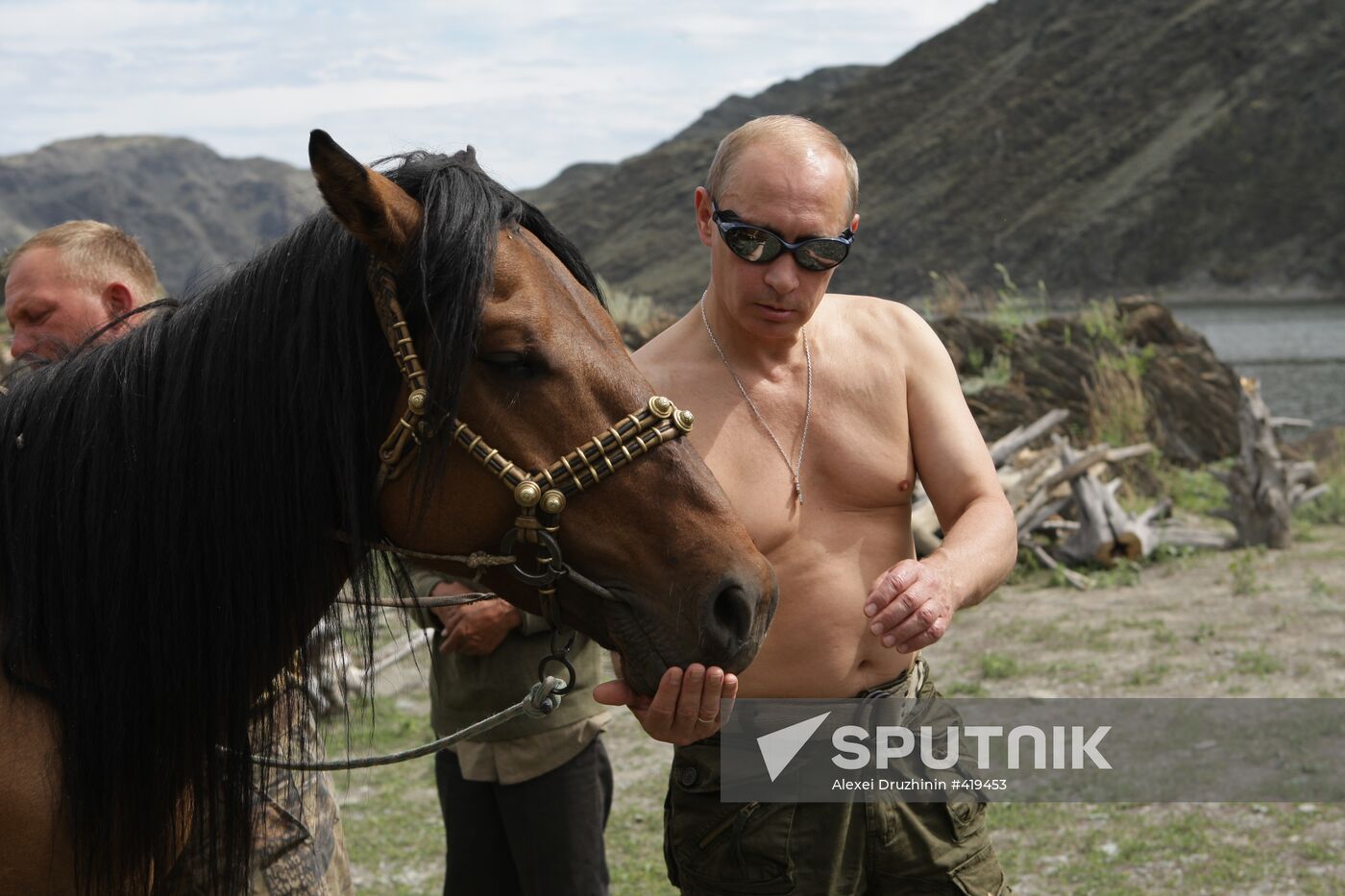 Russian PM Vladimir Putin visits Tyva Republic