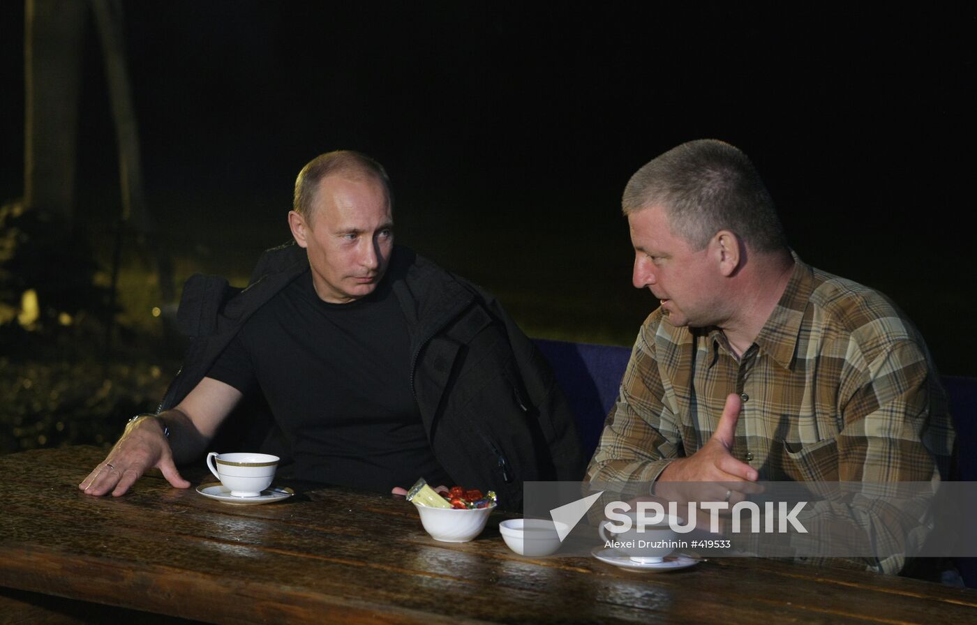 Russian PM Vladimir Putin visits Tyva Republic