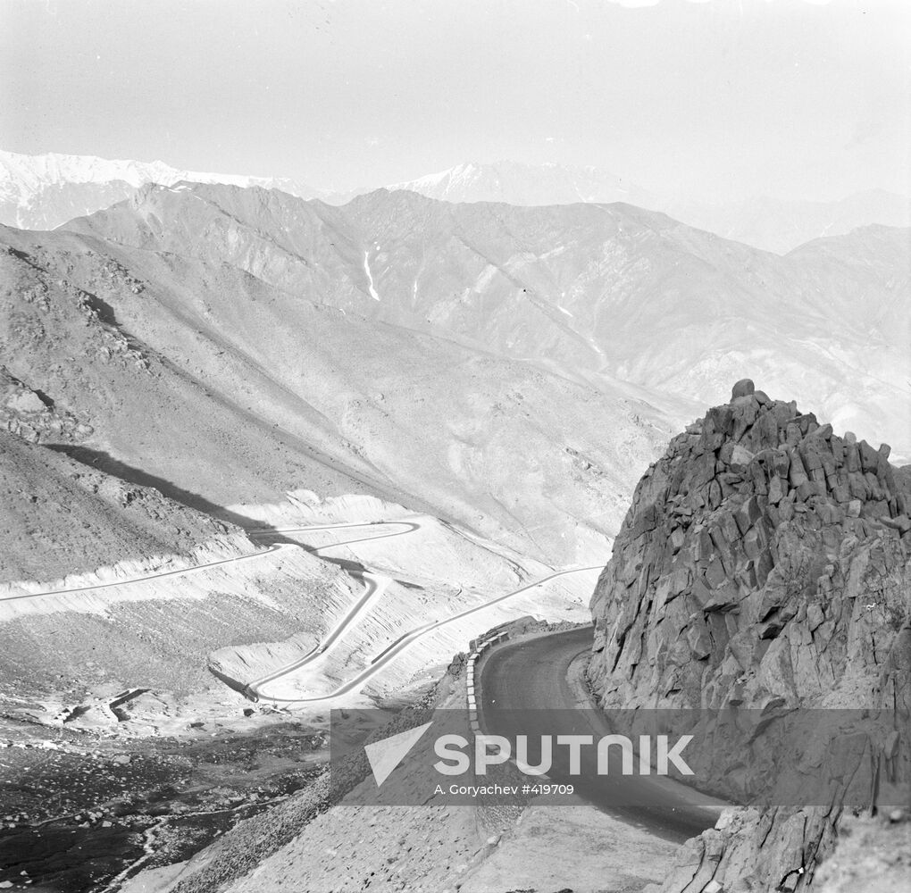 Salang Highway across Hindu Kush range