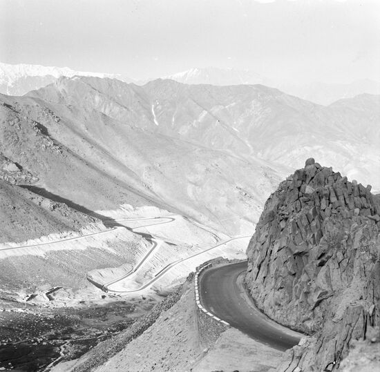 Salang Highway across Hindu Kush range