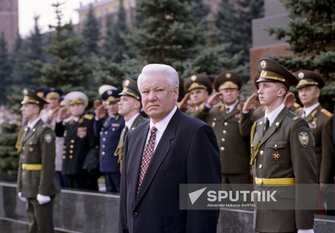 Russian President Boris Yeltsin