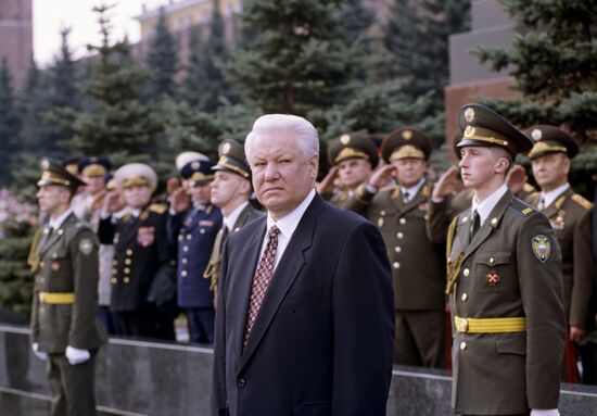 Russian President Boris Yeltsin