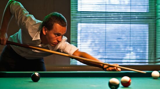 Playing billiards
