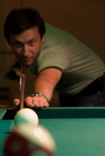 Playing billiards