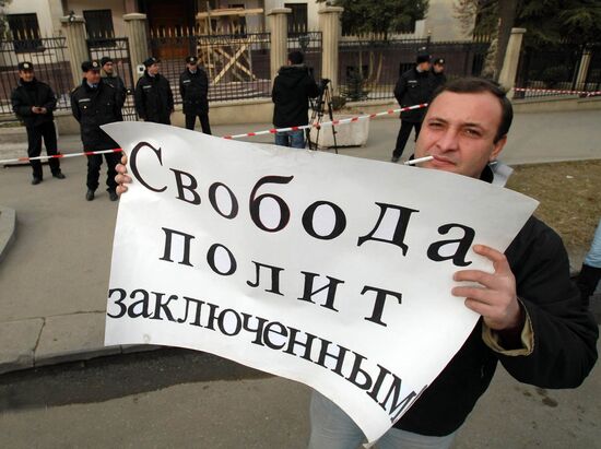 Rally at Russian Embassy