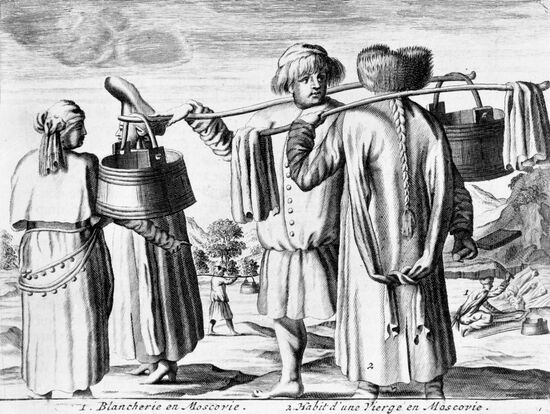 "Moscow suburb dwellers" illustration