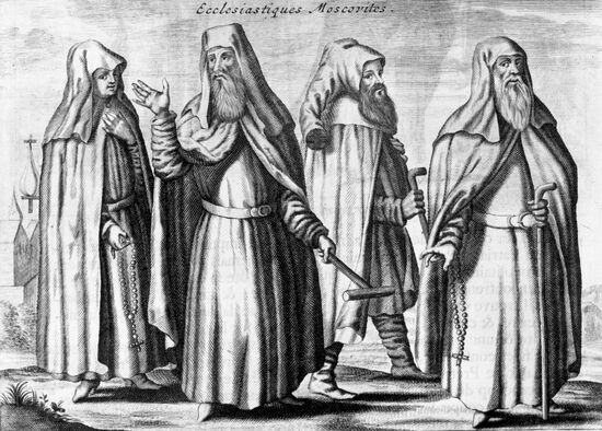 "Monks and Nuns" illustration