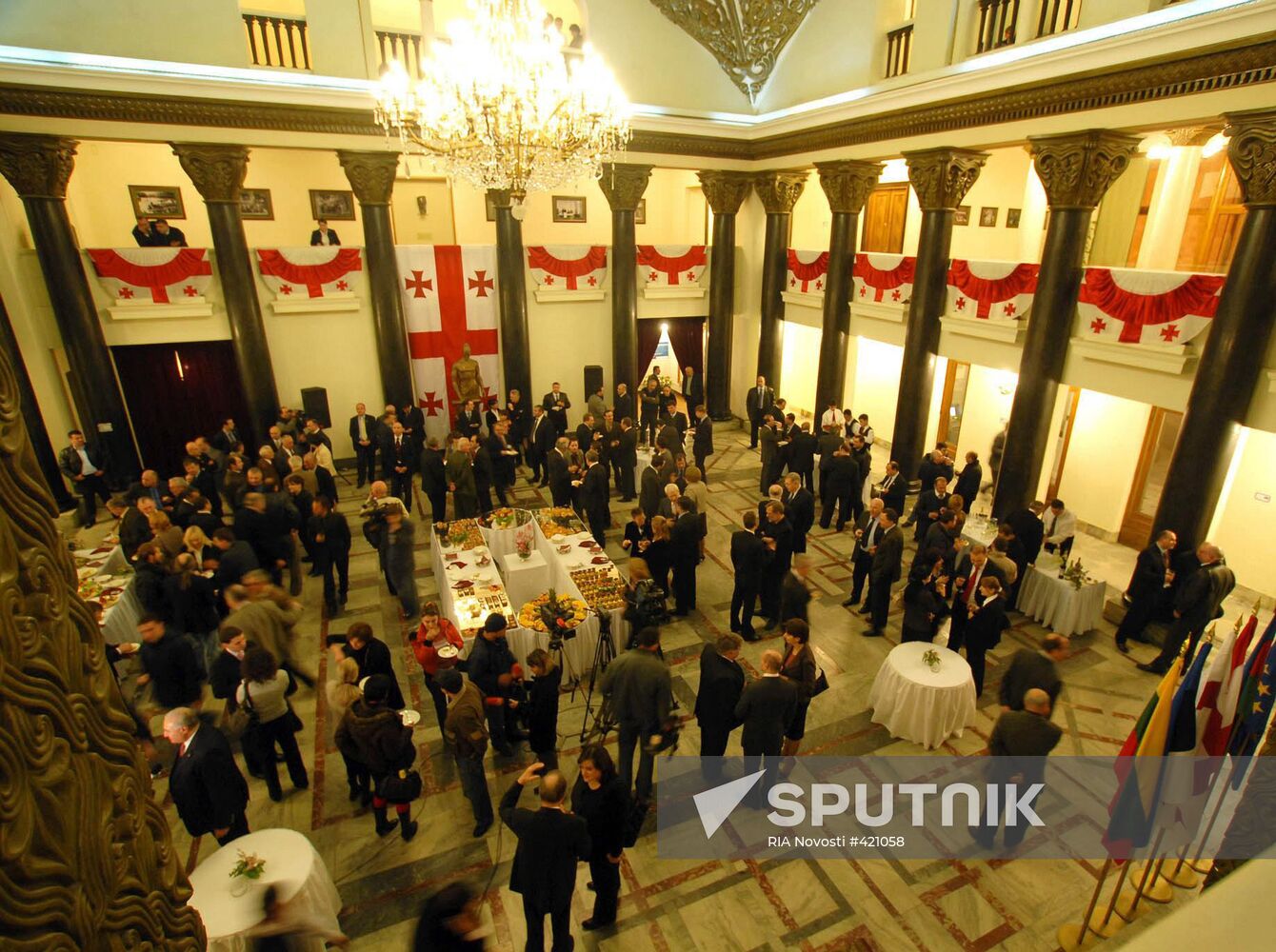 Reception at Georgian Parliament